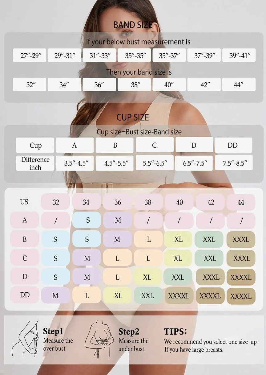 Support Bra Wireless Seamless Breathable Stretch Fabric