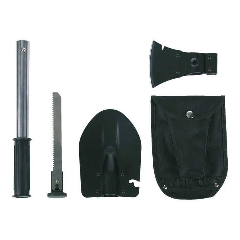 Survival Multi-Tool 4-in-1 Hardened Carbon Steel & Aluminum Handle