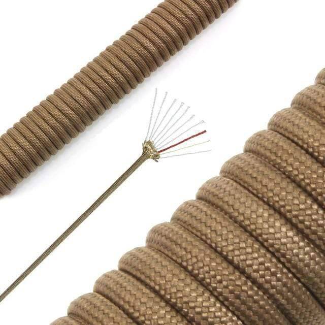 Survival Rope Military-Grade Abrasion-Resistant 10-Core 102 Ft