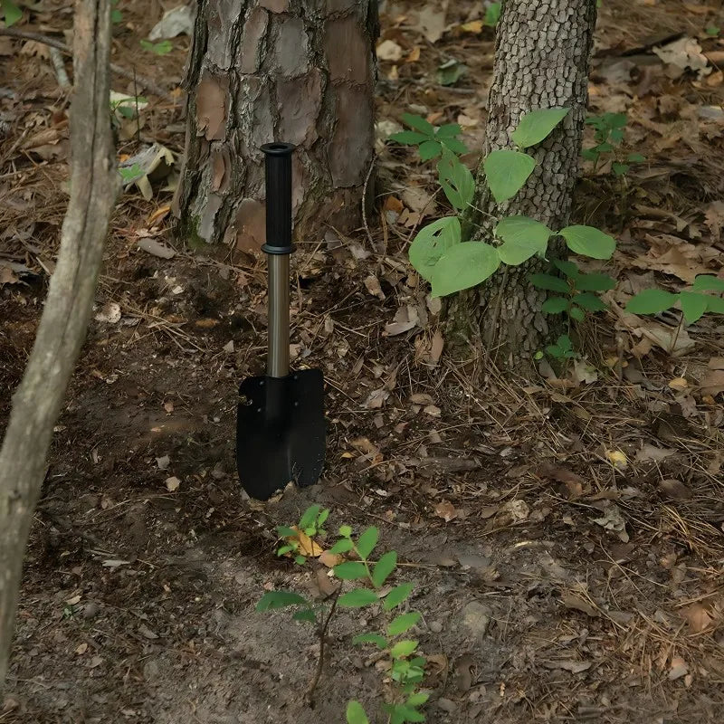Survival Shovel Multi-Tool Carbon Steel Head Aluminum Handle