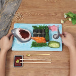 Sushi Plate Shark Design Ceramic & Dishwasher Safe