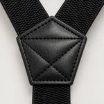 Suspenders Adjustable Elastic Belt Loop Hooks 1.5-Inch Straps