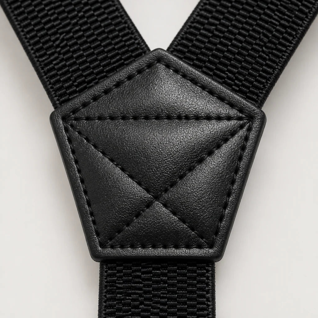 Suspenders Adjustable Elastic Belt Loop Hooks 1.5-Inch Straps