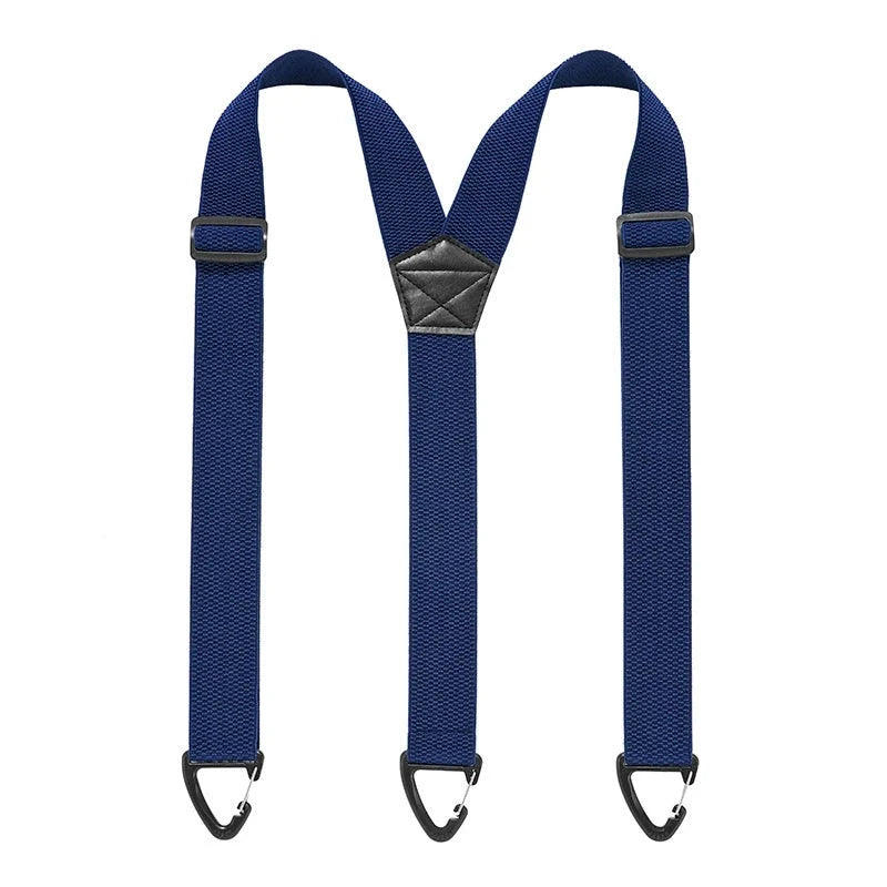 Suspenders Adjustable Elastic Belt Loop Hooks Y-Back & X-Back