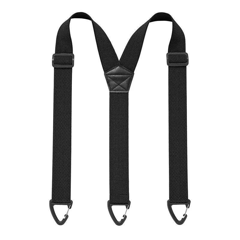 Suspenders Adjustable Elastic Belt Loop Hooks Y-Back & X-Back