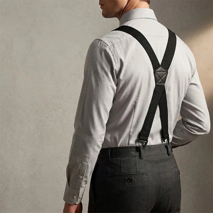 Suspenders Adjustable Metal Hook Clips X or Y Shape