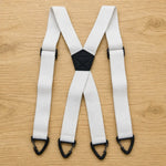 Suspenders Elastic Adjustable Metal Clips