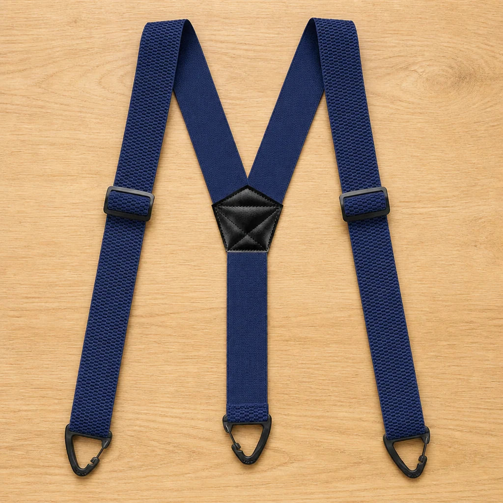 Suspenders Elastic Adjustable Metal Clips