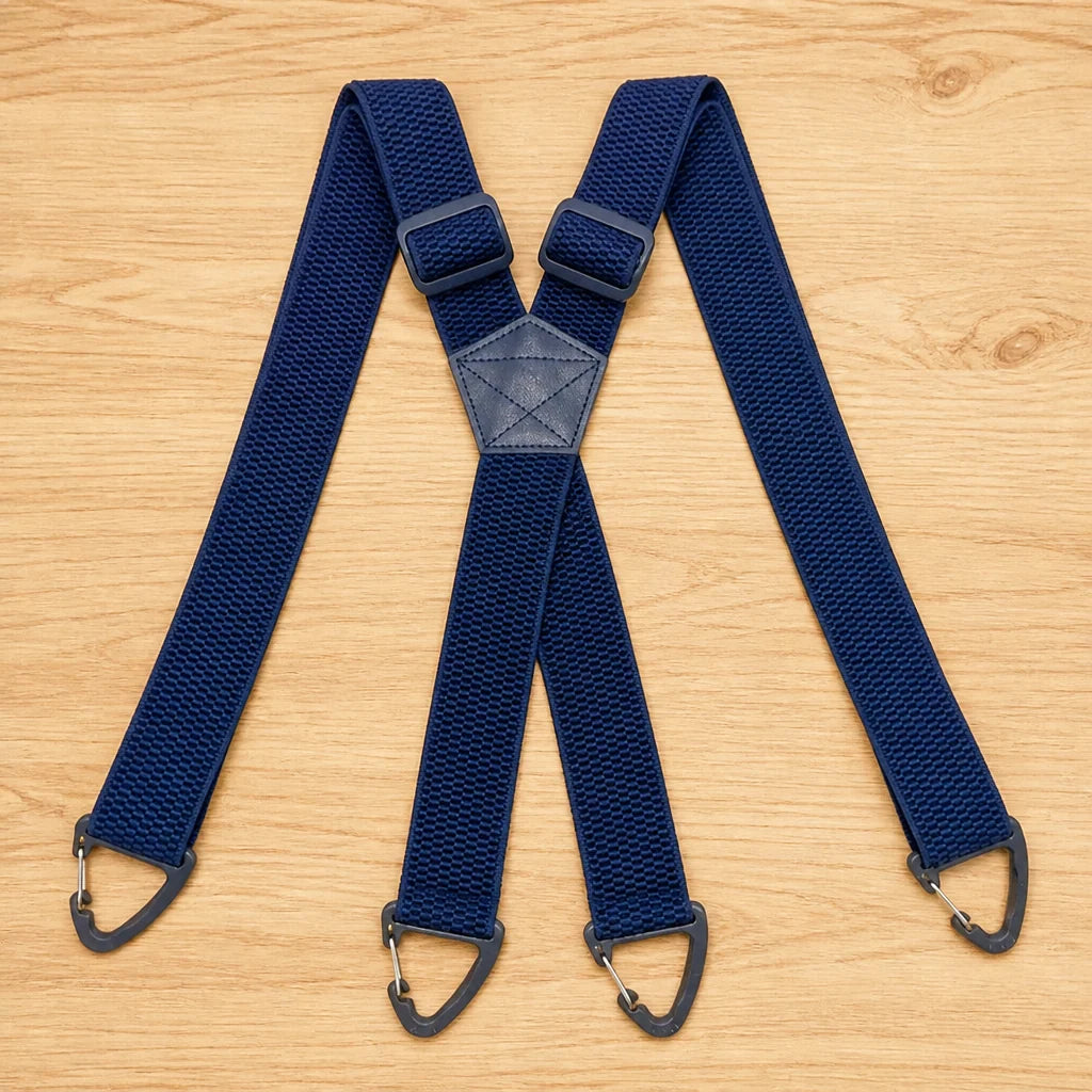 Suspenders Elastic Adjustable Metal Clips