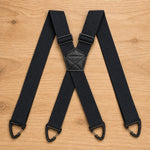 Suspenders Elastic Adjustable Metal Clips