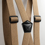 Suspenders Elastic Adjustable Metal Clips