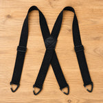 Suspenders Elastic Adjustable Metal Clips