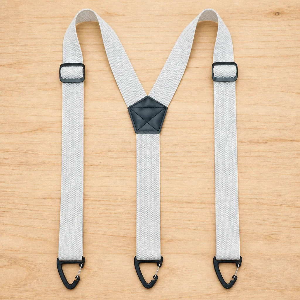 Suspenders Elastic Adjustable Metal Clips
