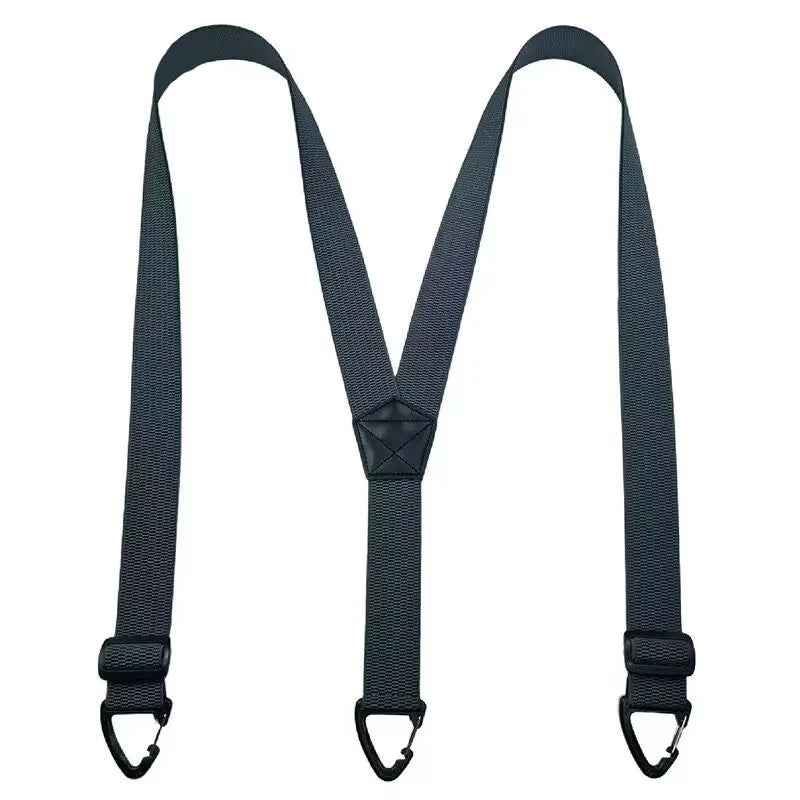 Suspenders Wide Elastic Straps Adjustable Heavy-Duty Clips