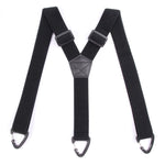 Suspenders Wide Elastic Straps Adjustable Heavy-Duty Clips