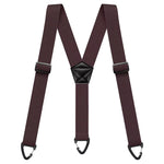 Suspenders Wide Elastic Straps Adjustable Heavy-Duty Clips