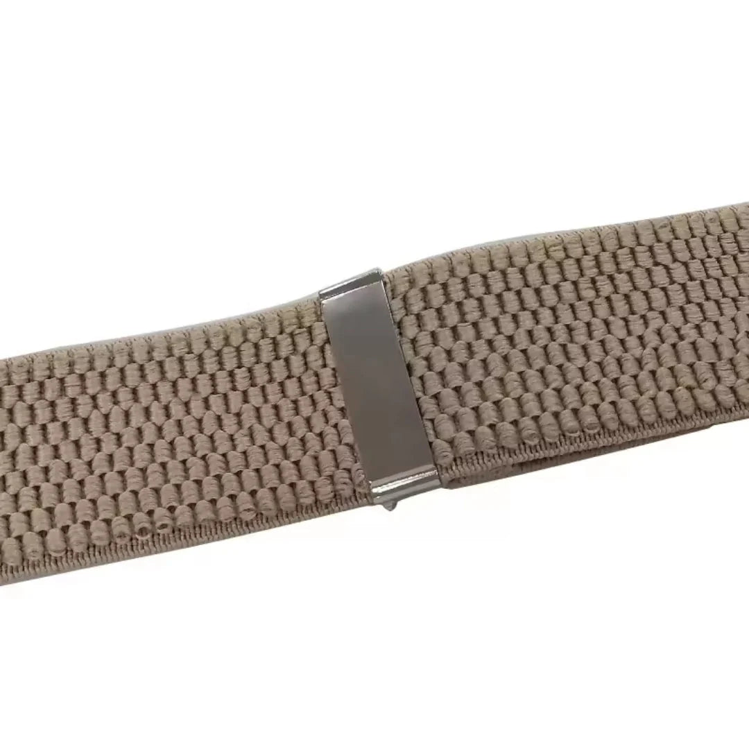 Suspenders X-Back Adjustable Elastic Four Metal Clips