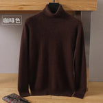 Sweater 100% Cashmere Cable Knit High Collar