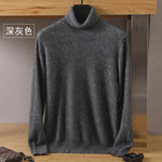 Sweater 100% Cashmere Cable Knit High Collar