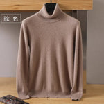 Sweater 100% Cashmere Cable Knit High Collar