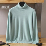 Sweater 100% Cashmere Cable Knit High Collar