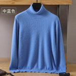 Sweater 100% Cashmere Cable Knit High Collar