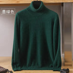 Sweater 100% Cashmere Cable Knit High Collar
