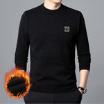 Sweater Microfleece-Lined Lightweight Slim Fit