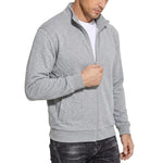 Sweatshirt Jacket Cotton Full-Zip Breathable Comfort