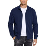 Sweatshirt Jacket Cotton Full-Zip Breathable Comfort