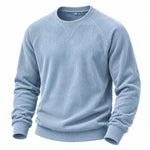 Sweatshirt Textured Corduroy Patchwork Design
