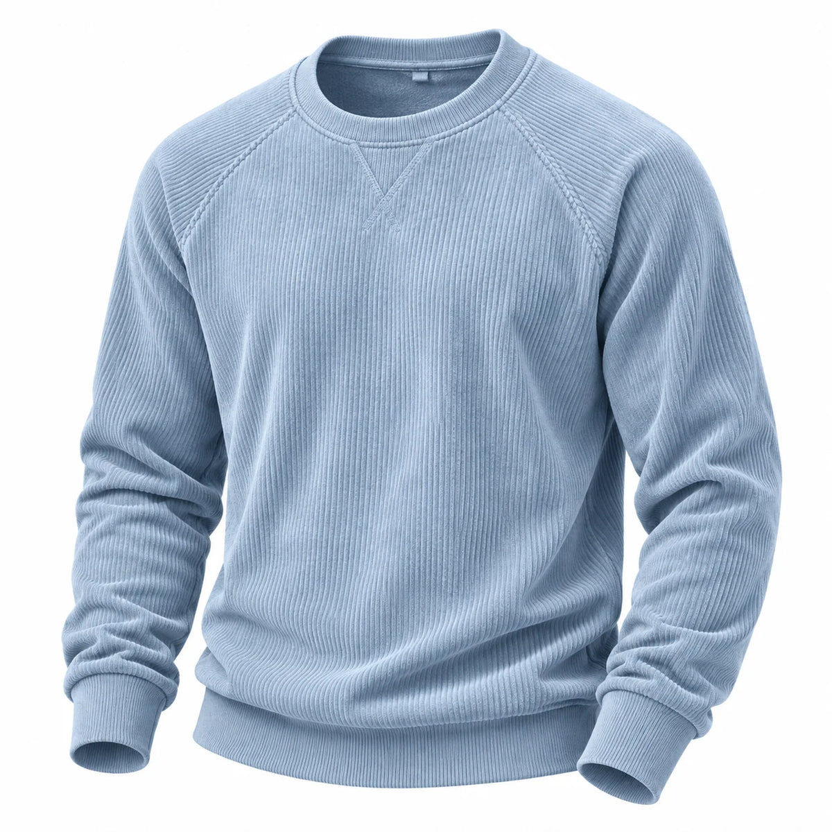 Sweatshirt Textured Corduroy Patchwork Design