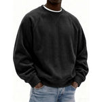 Sweatshirt Textured Corduroy Patchwork Design