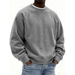 Sweatshirt Textured Corduroy Patchwork Design