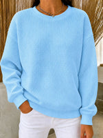 Sweatshirt Waffle Knit Quarter-Zip Relaxed Fit