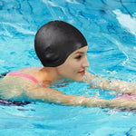 Swim Cap Silicone For Long Hair Ear Pockets
