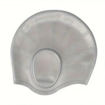 Swim Cap Silicone Stretch Fit for Long Hair With Ear Pockets