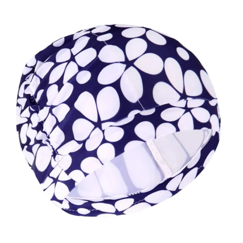 Swim Cap Turban Twist Stretch Fit Quick Dry