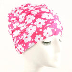 Swim Cap Turban Twist Stretch Fit Quick Dry