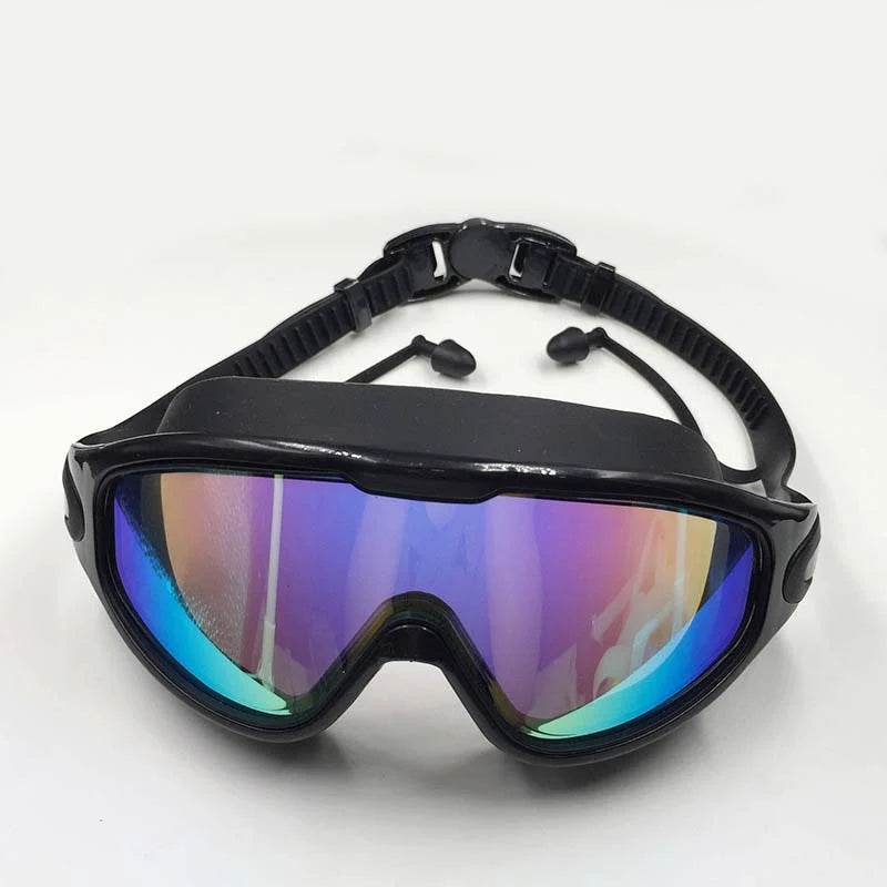Swim Goggles Anti-Fog 180 Degree Wide View Silicone Seal