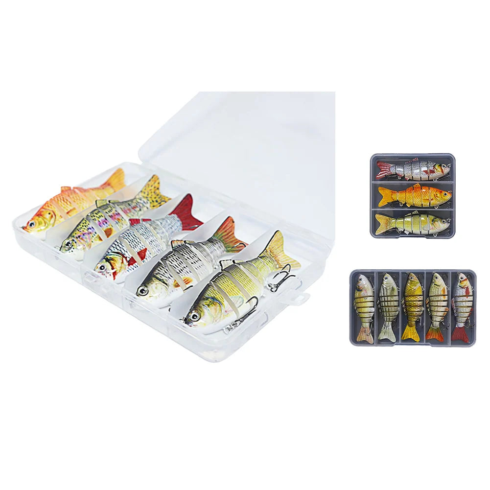 Swimbait Lure Multi-Jointed Lifelike Slow-Sinking