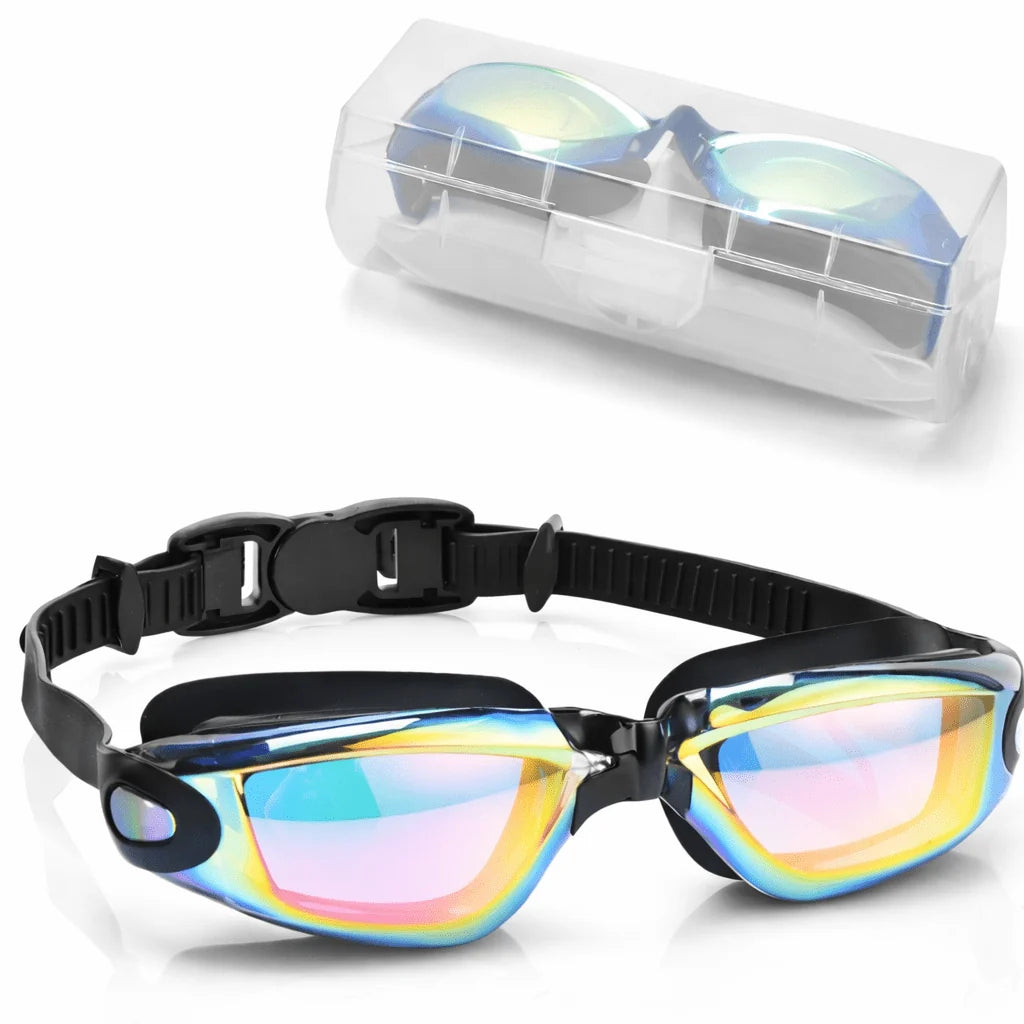 Swimming Goggles Anti-Fog UV Protection Adjustable Strap