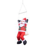 Swinging Santa Figure Lightweight Fabric Indoor & Outdoor