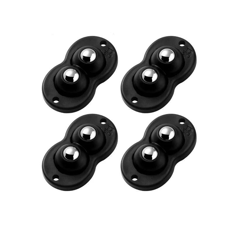Swivel Caster Wheels Self-Adhesive 360 Degree Set of 4