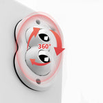 Swivel Caster Wheels Self-Adhesive 360 Degree Set of 4