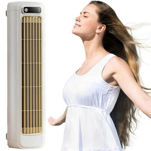 Table Fan USB Rechargeable Oscillating Touch Controls