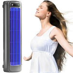 Table Fan USB Rechargeable Oscillating Touch Controls