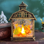 Table Lamp Animated Winter Scene Integrated Warm LED