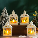Table Lamp Animated Winter Scene Integrated Warm LED