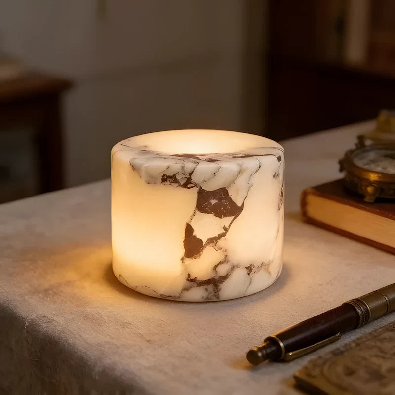 Table Lamp Cordless Rechargeable Marble Touch Control